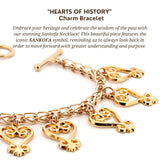 HEARTS OF HISTORY- CHARM BRACELET