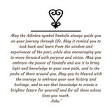 ADINKRA HEARTS OF HISTORY VERSALET ™