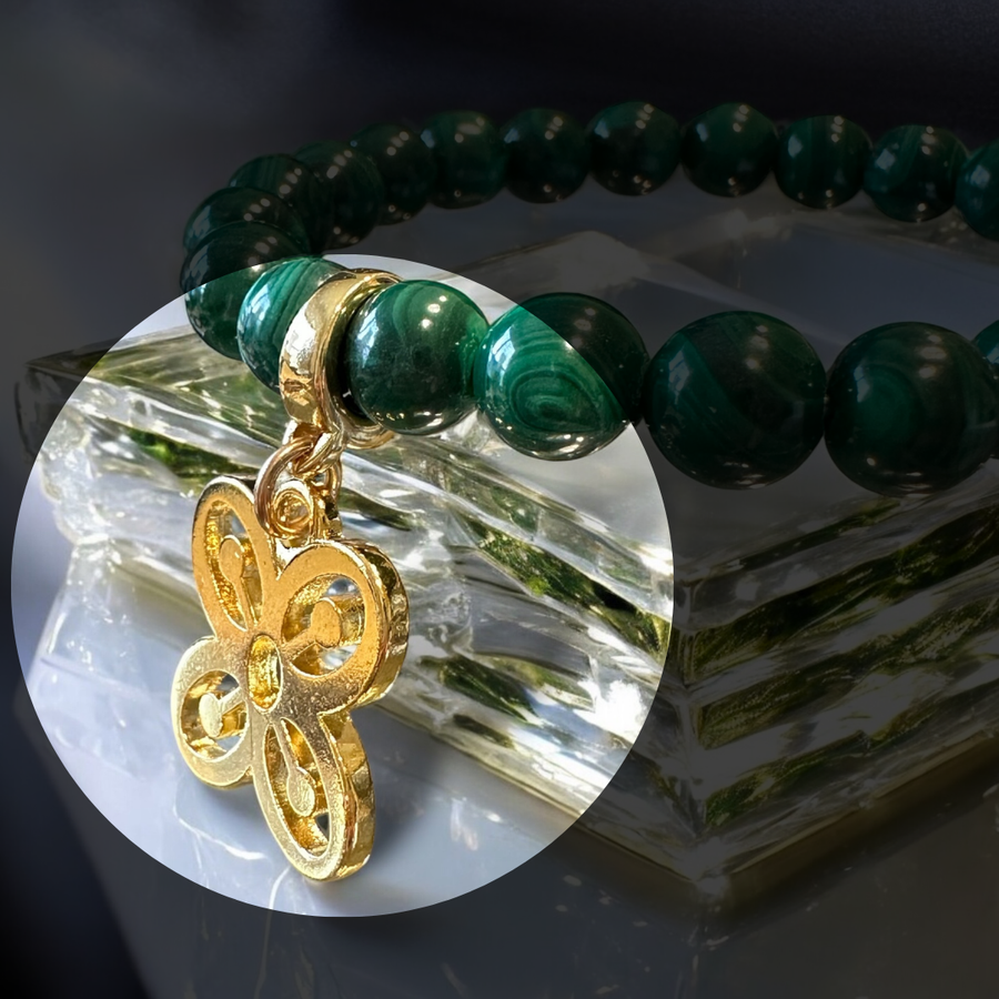 Prosperity & Growth - Malachite Gemstone Bracelet