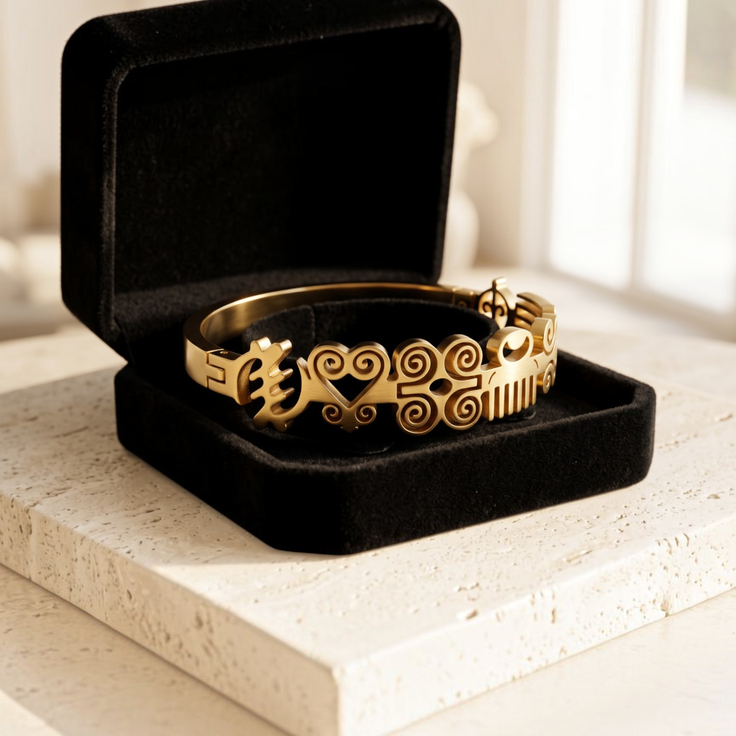 Adinkra Story Bracelet™ (Gold or Silver)