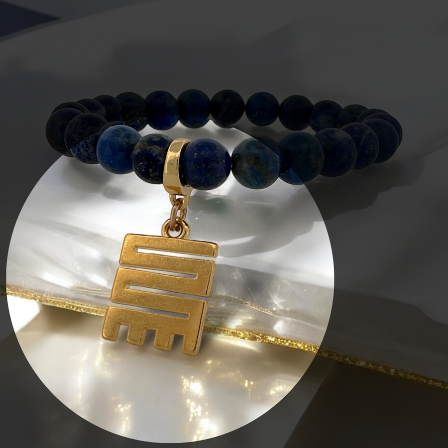 Adaptability & Growth -Lapis Lazuli Gemstone Bracelet