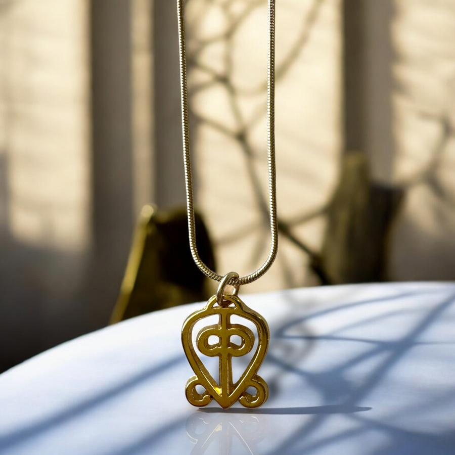 ADINKRA- ETERNAL LOVE- NECKLACE