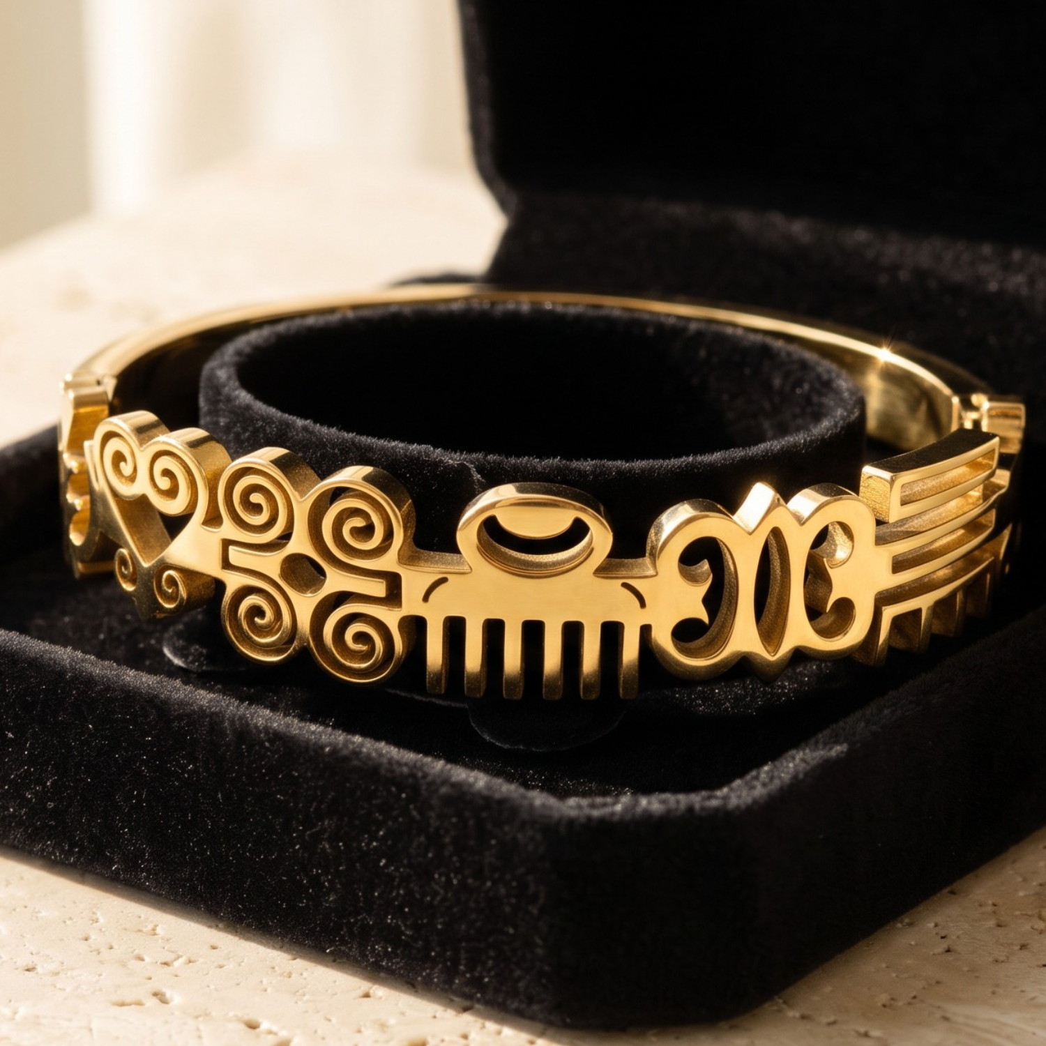 Adinkra Story Bracelet™ (Gold or Silver)