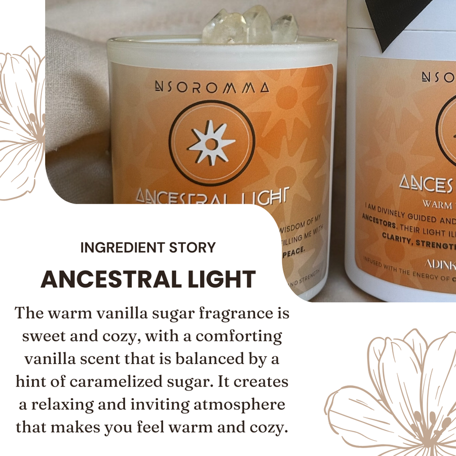 Ancestral Light Crystal Meditation Candle