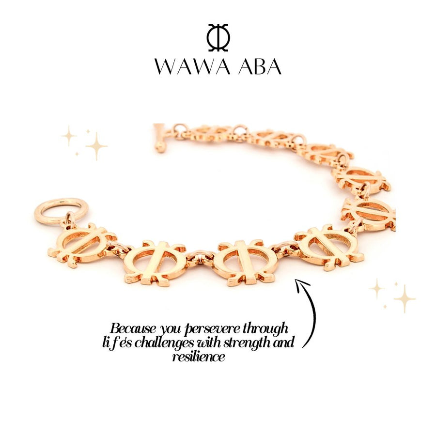 ADINKRA WAWA ABA BRACELET