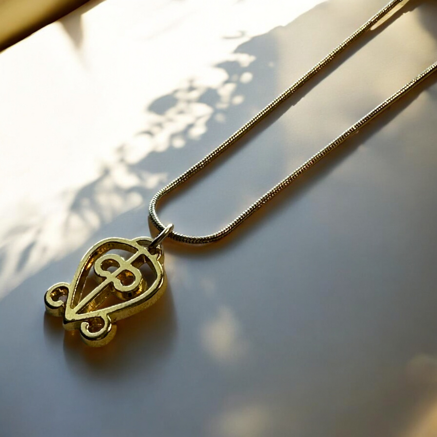 ADINKRA- ETERNAL LOVE- NECKLACE