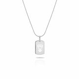 The Adinkra CZ Mini Tag — Sankofa