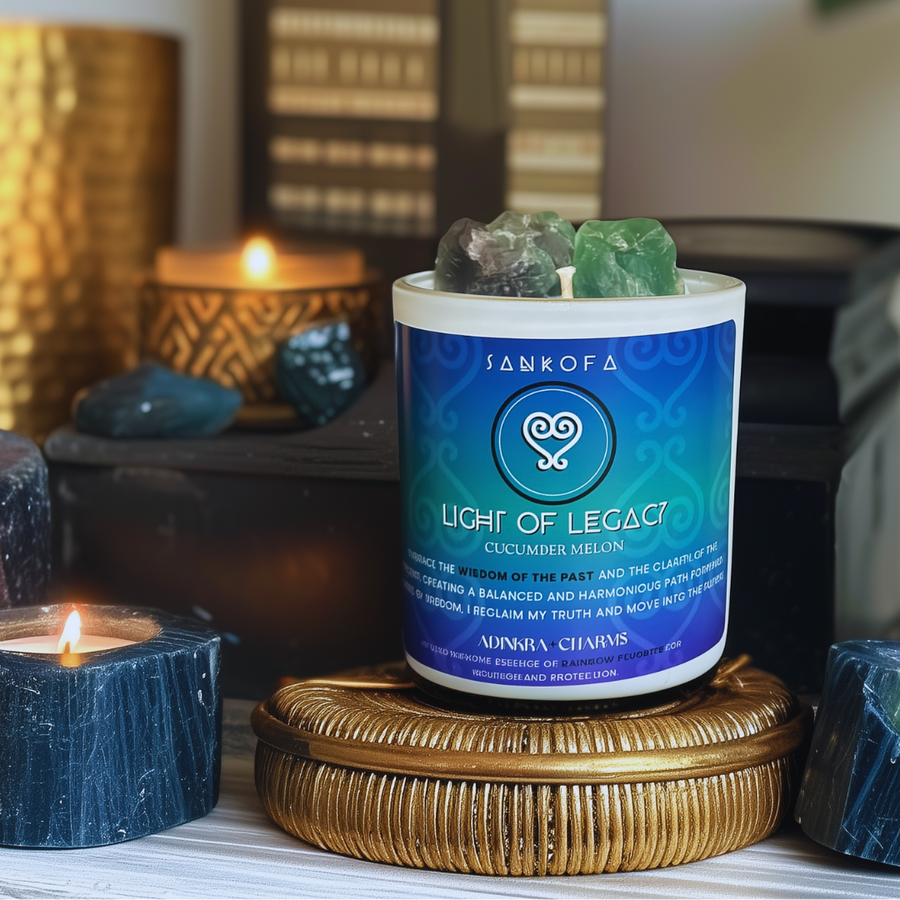 Light of Legacy Crystal Meditation Candle