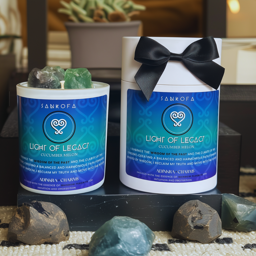 Light of Legacy Crystal Meditation Candle