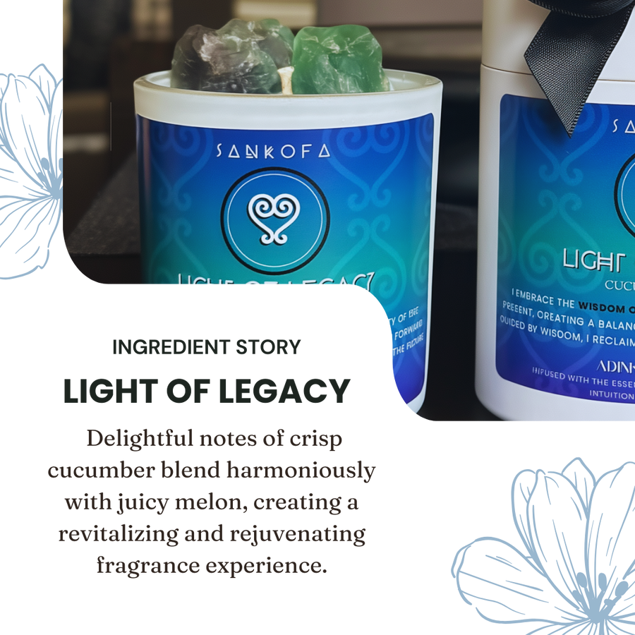 Light of Legacy Crystal Meditation Candle