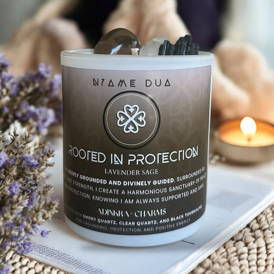 Rooted in Protection Meditation Candle