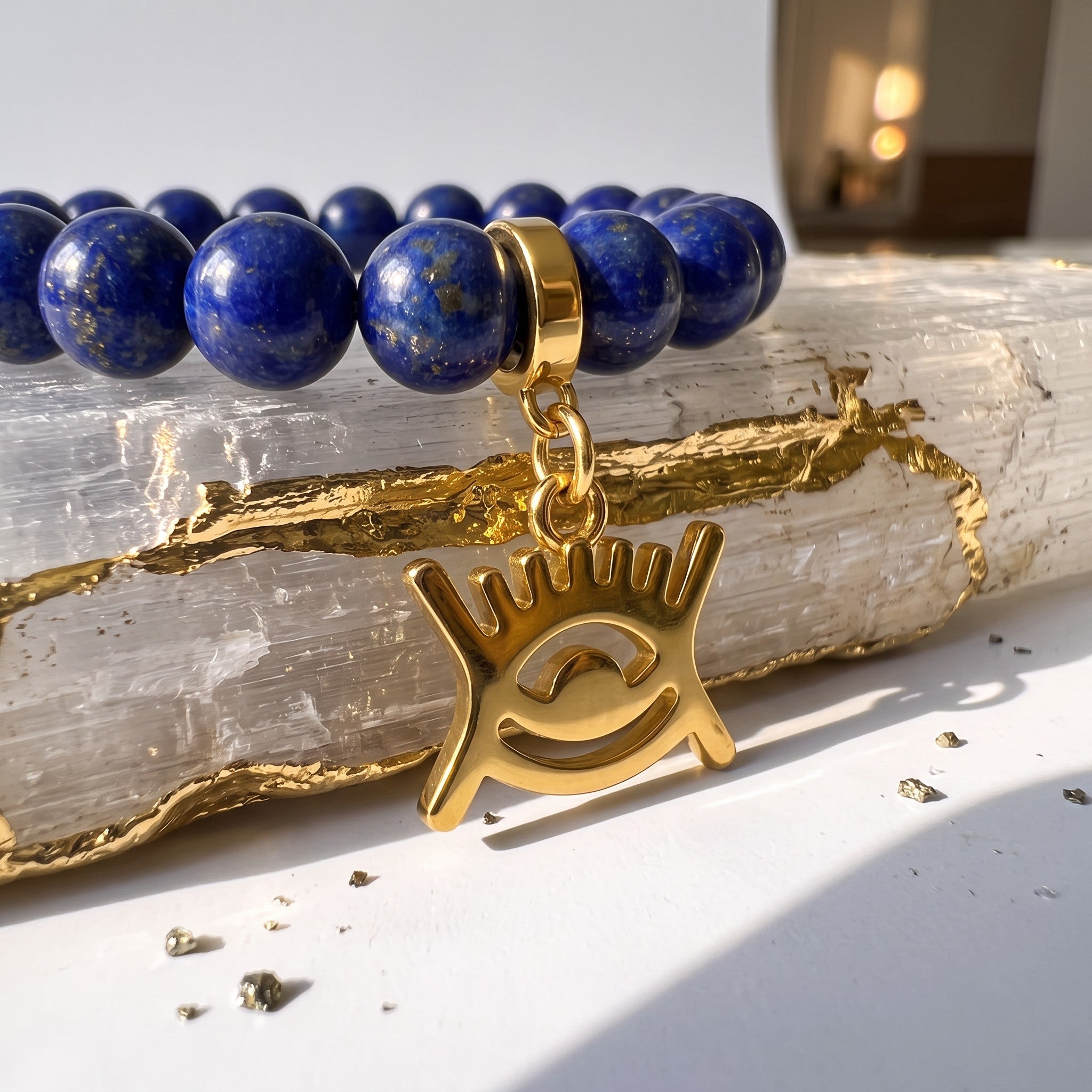 Universal Wisdom – Lapis Lazuli Gemstone Bracelet