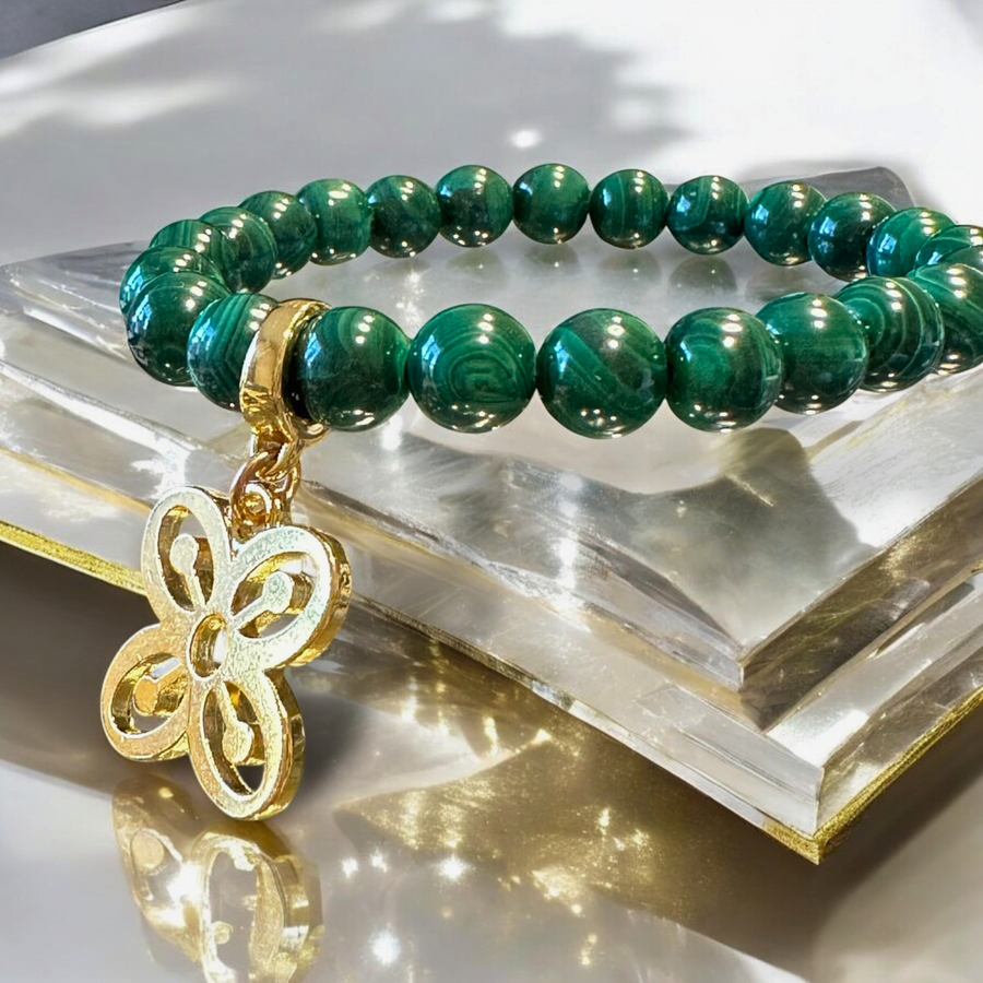 Prosperity & Growth - Malachite Gemstone Bracelet