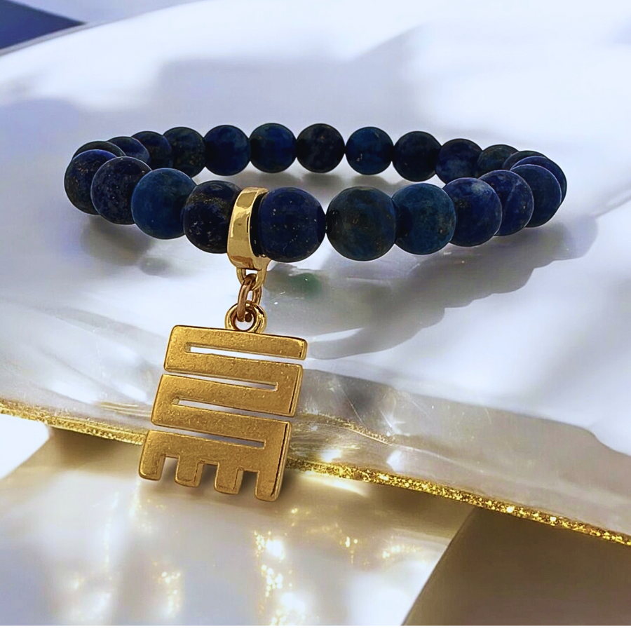 Adaptability & Growth -Lapis Lazuli Gemstone Bracelet