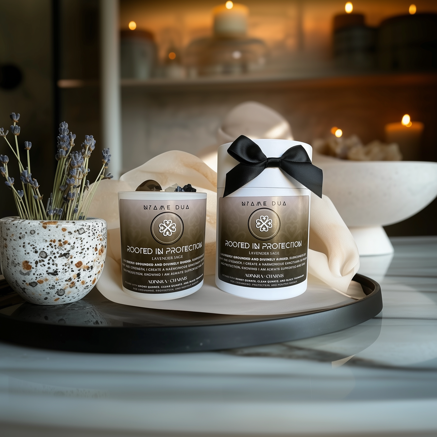 Rooted in Protection Meditation Candle