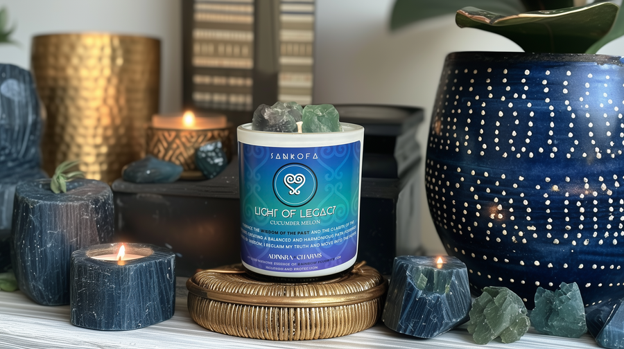 Light of Legacy Crystal Meditation Candle