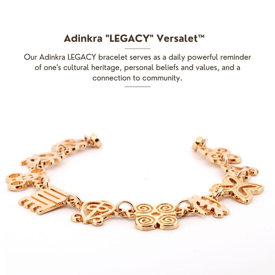 ADINKRA  LEGACY VERSALET ™ (bracelet + necklace in one)