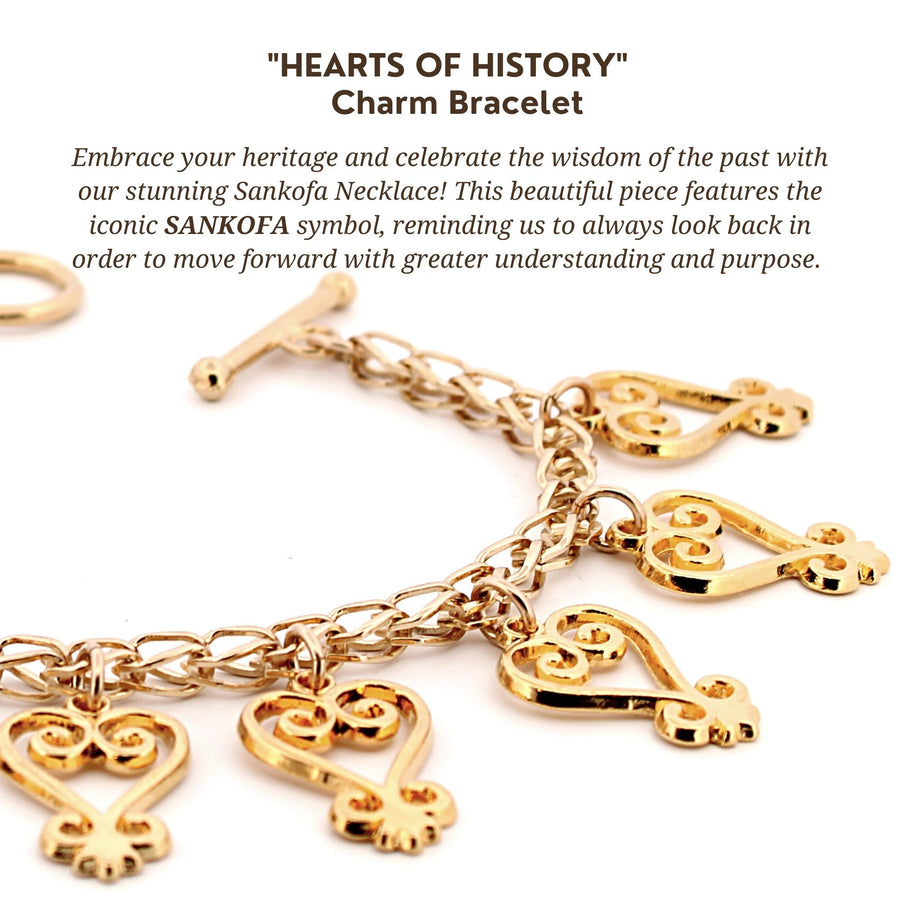 HEARTS OF HISTORY-  CHARM BRACELET