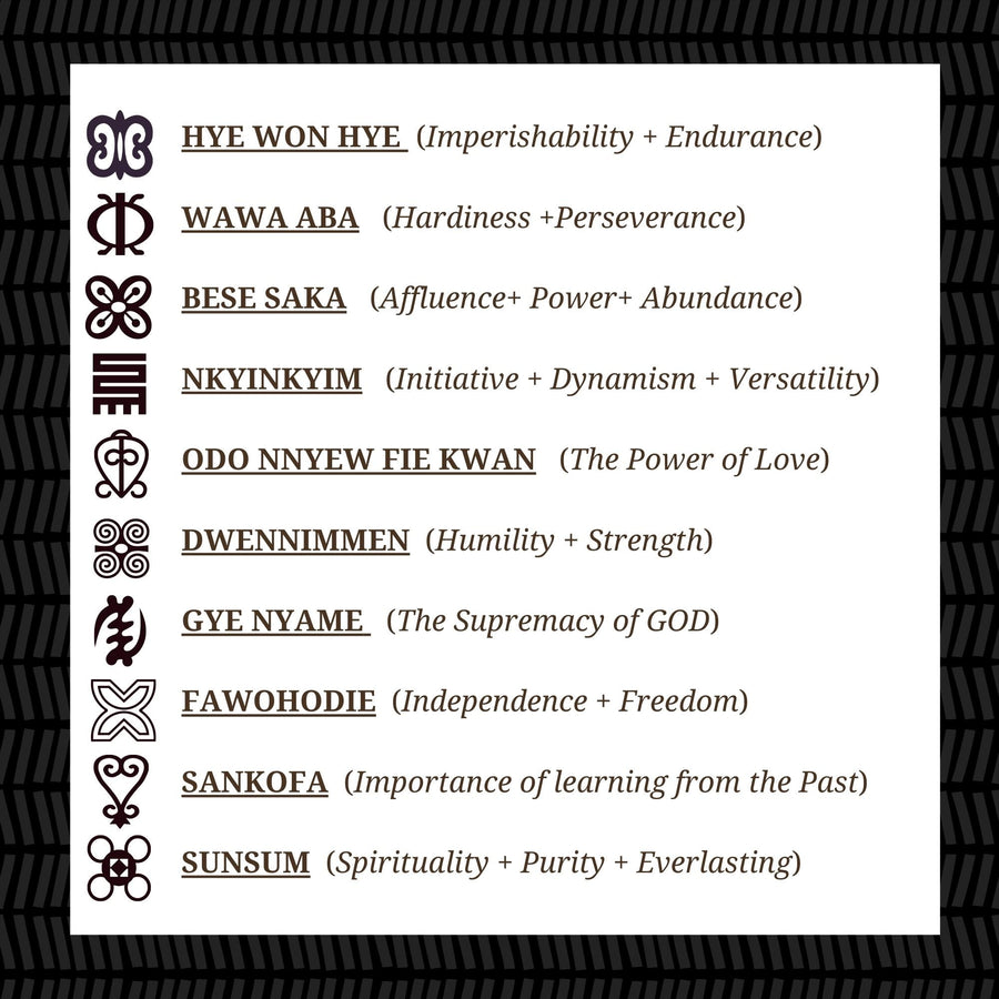 ADINKRA HEARTS OF HISTORY VERSALET ™